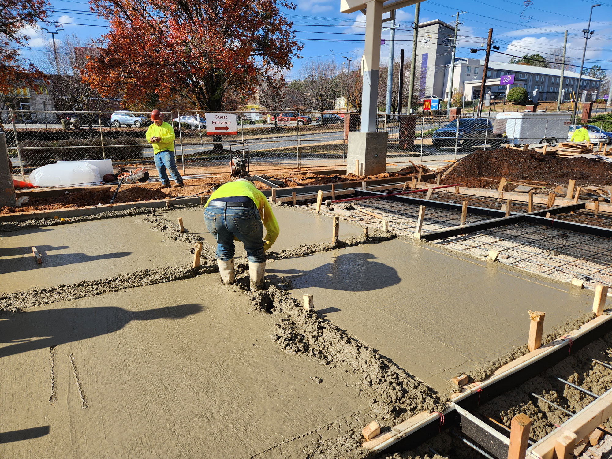 Poured concrete Atlanta Concrete Solutions