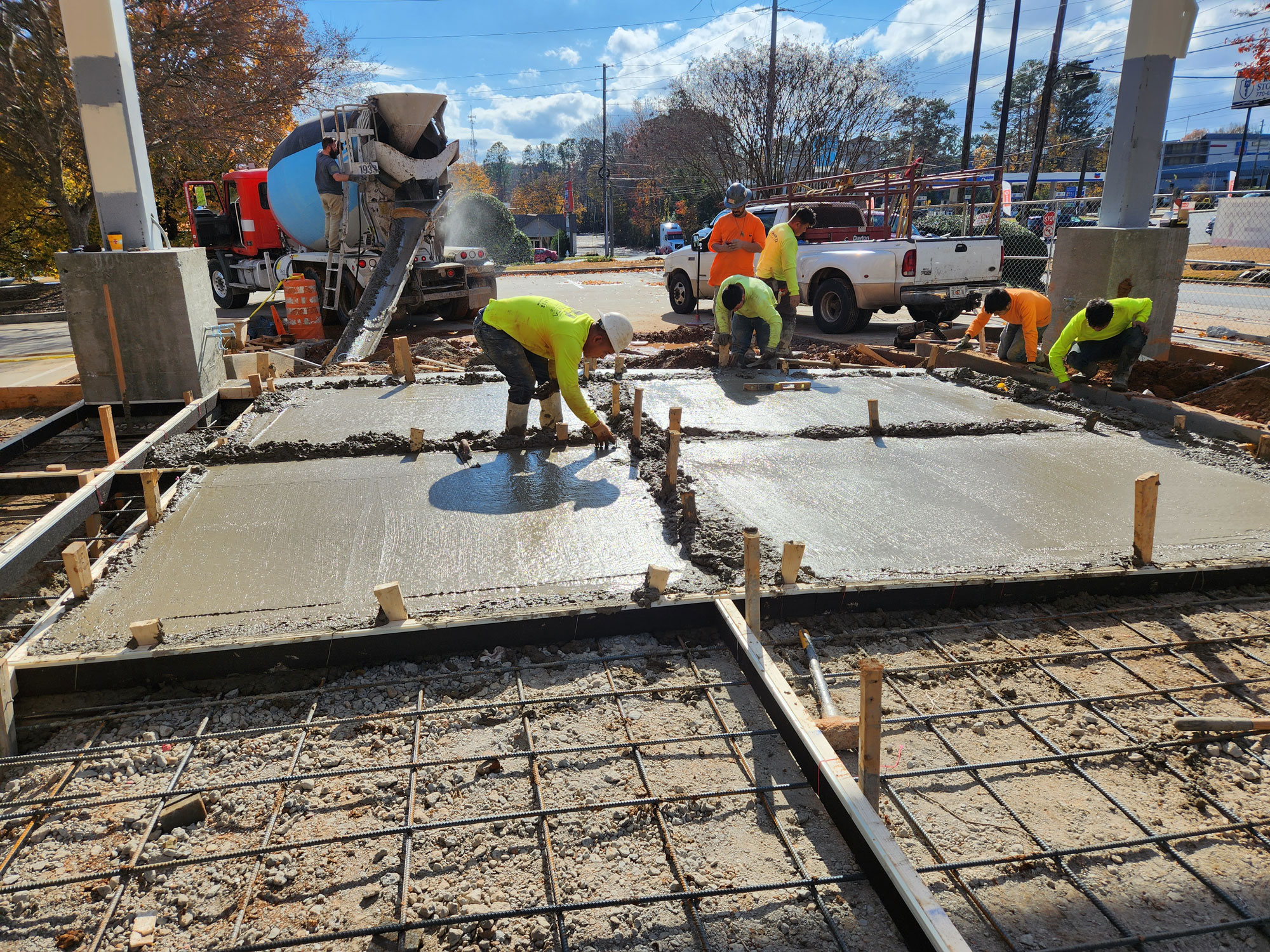 Poured concrete Atlanta Concrete Solutions